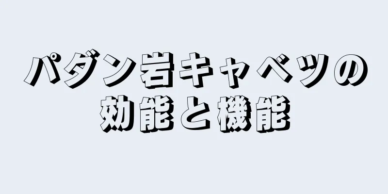 パダン岩キャベツの効能と機能