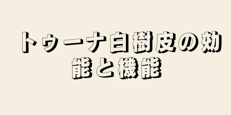 トゥーナ白樹皮の効能と機能