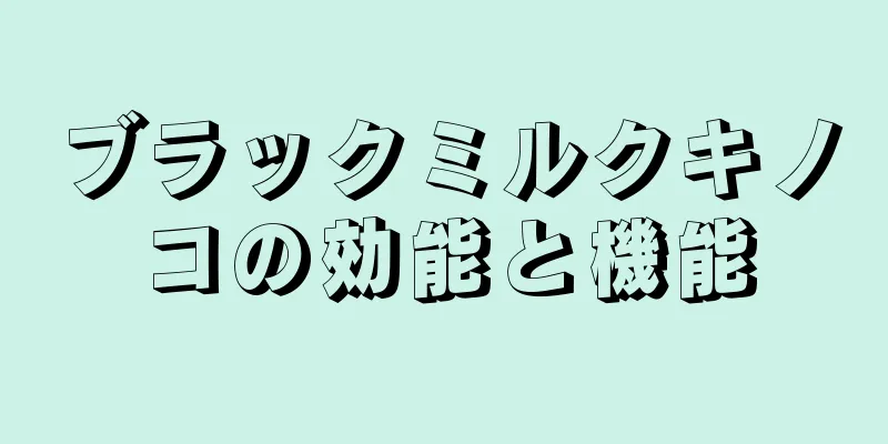 ブラックミルクキノコの効能と機能