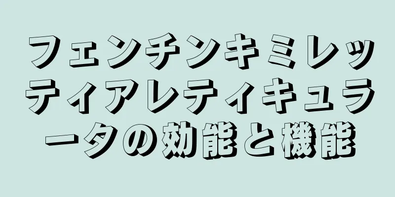 フェンチンキミレッティアレティキュラータの効能と機能