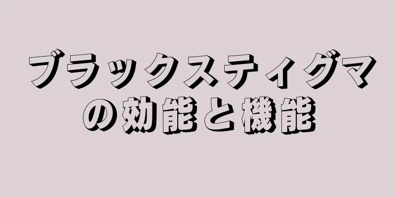 ブラックスティグマの効能と機能