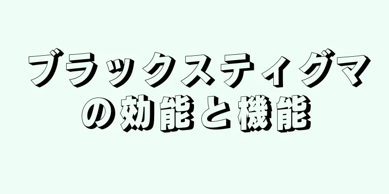 ブラックスティグマの効能と機能