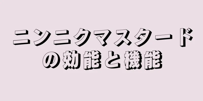ニンニクマスタードの効能と機能