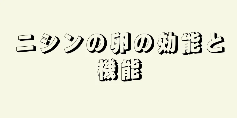 ニシンの卵の効能と機能