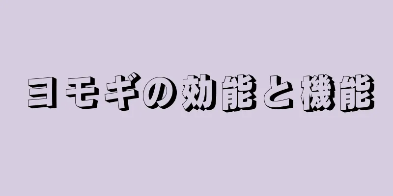 ヨモギの効能と機能