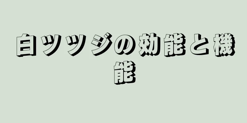 白ツツジの効能と機能
