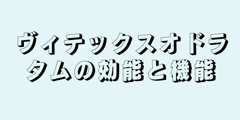 ヴィテックスオドラタムの効能と機能