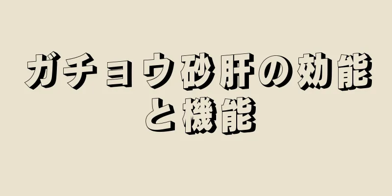 ガチョウ砂肝の効能と機能