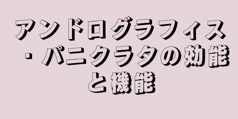 アンドログラフィス・パニクラタの効能と機能