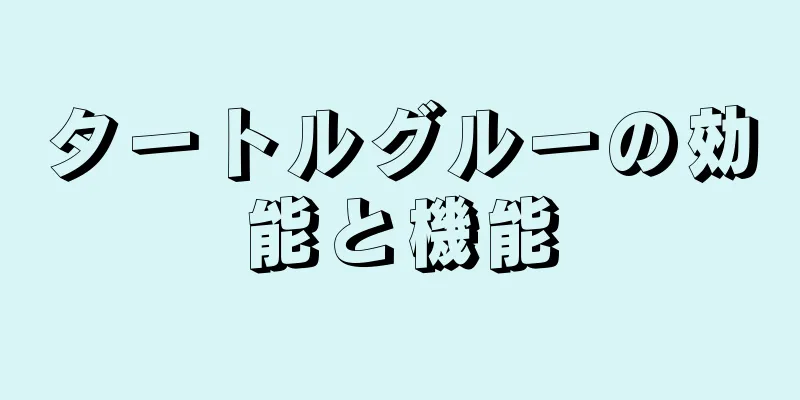 タートルグルーの効能と機能