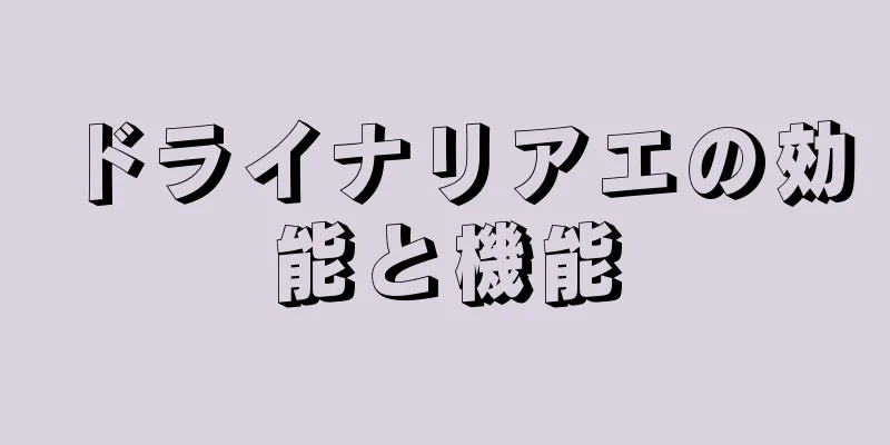 ドライナリアエの効能と機能