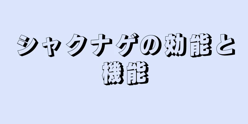 シャクナゲの効能と機能