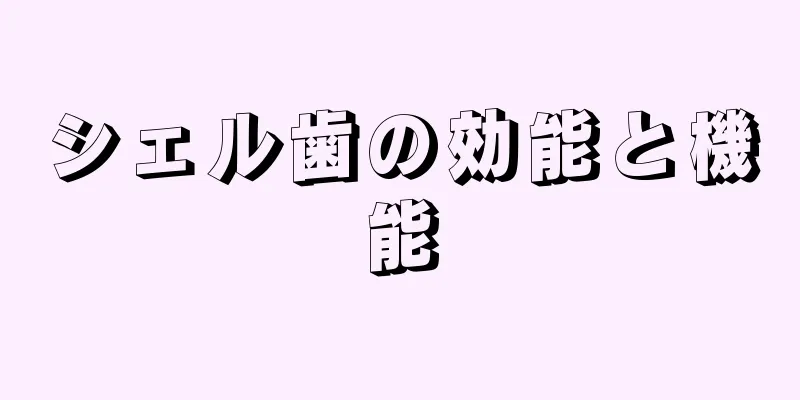 シェル歯の効能と機能