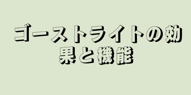 ゴーストライトの効果と機能