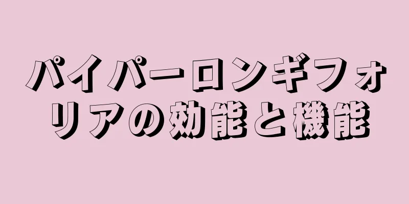 パイパーロンギフォリアの効能と機能