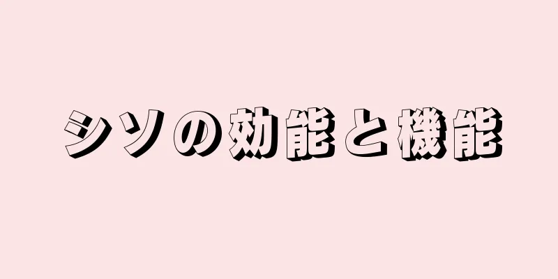 シソの効能と機能
