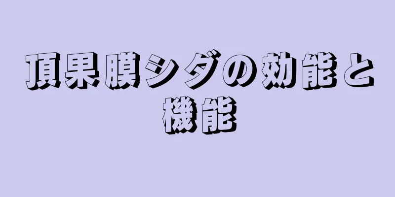 頂果膜シダの効能と機能