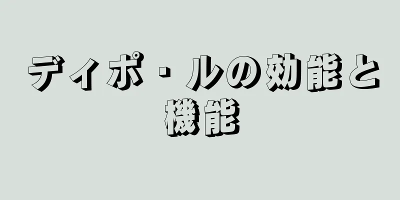 ディポ・ルの効能と機能