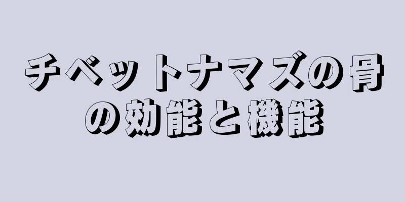 チベットナマズの骨の効能と機能