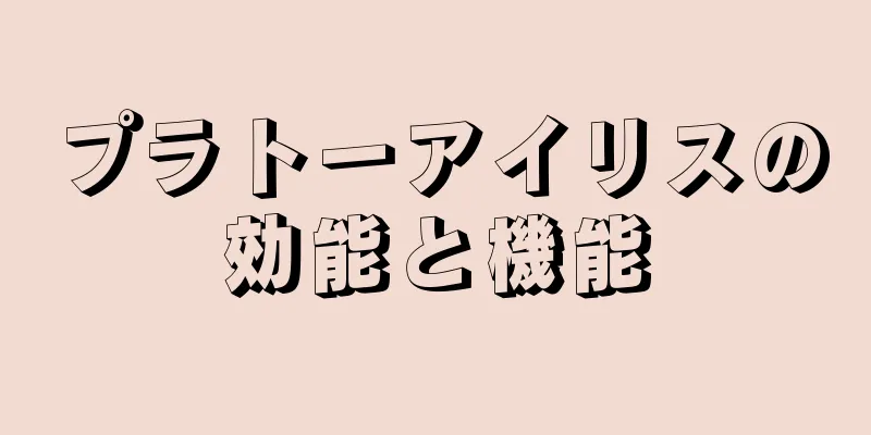 プラトーアイリスの効能と機能
