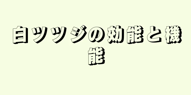 白ツツジの効能と機能