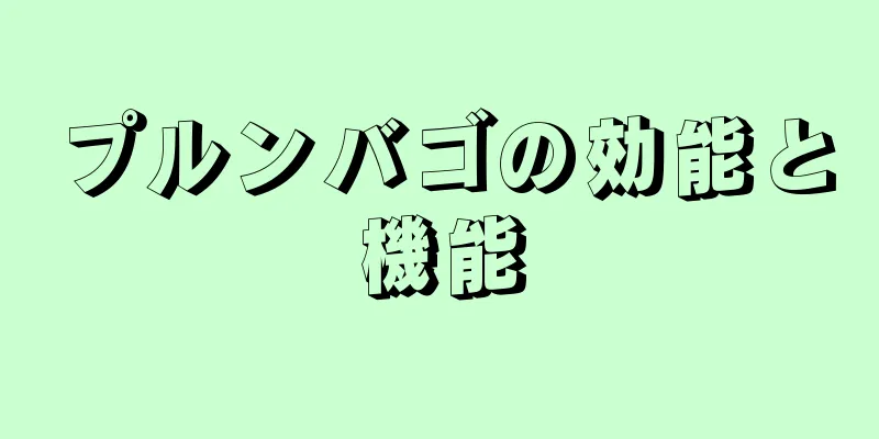 プルンバゴの効能と機能