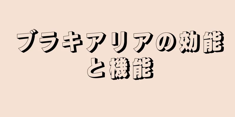 ブラキアリアの効能と機能