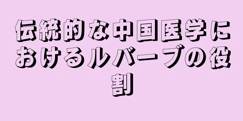 伝統的な中国医学におけるルバーブの役割