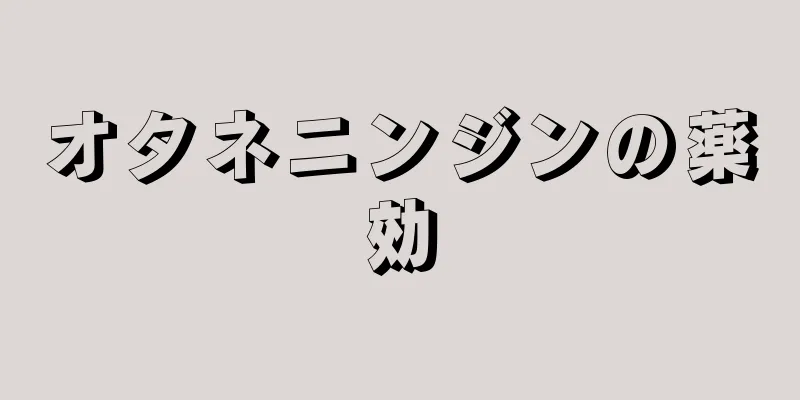 オタネニンジンの薬効