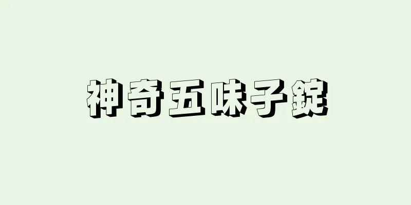 神奇五味子錠