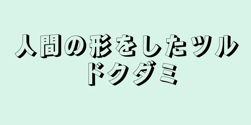 人間の形をしたツルドクダミ