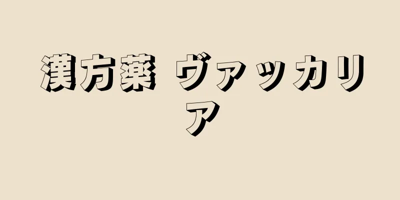 漢方薬 ヴァッカリア