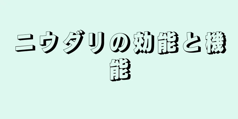 ニウダリの効能と機能