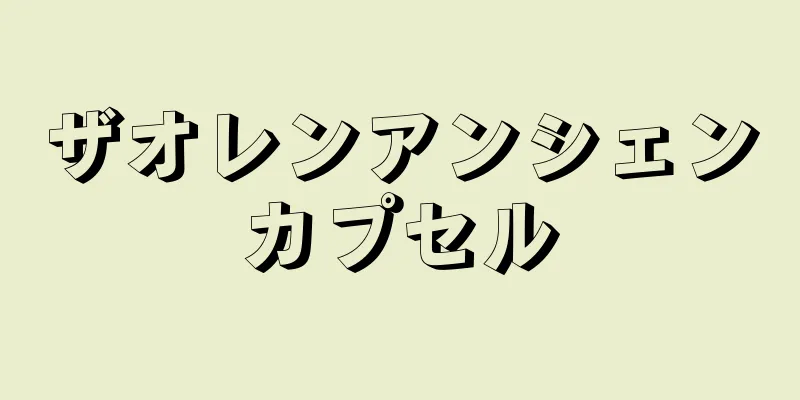 ザオレンアンシェンカプセル