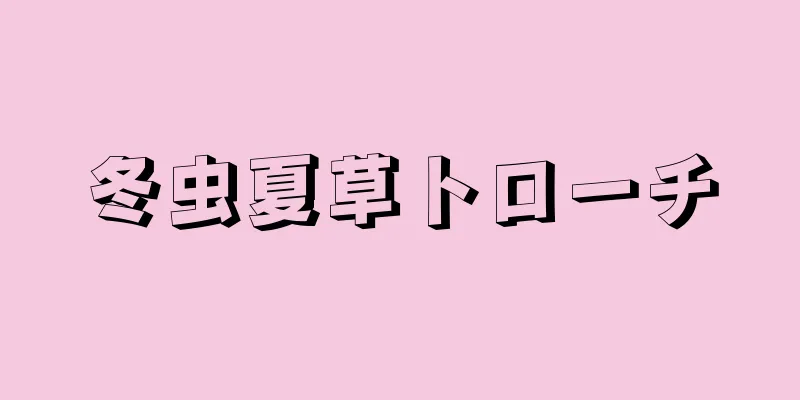 冬虫夏草トローチ