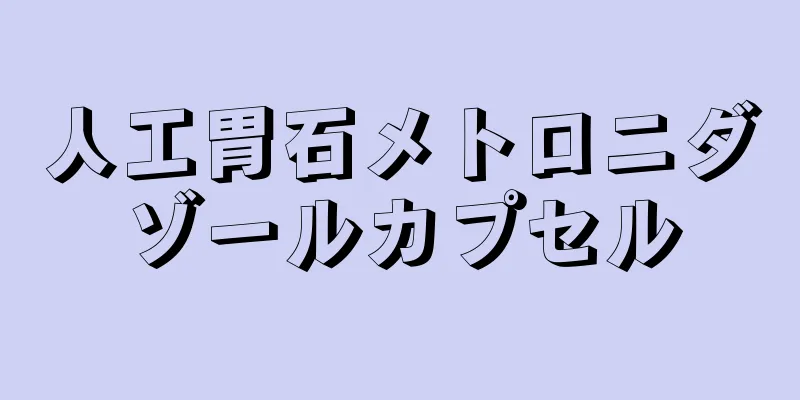 人工胃石メトロニダゾールカプセル