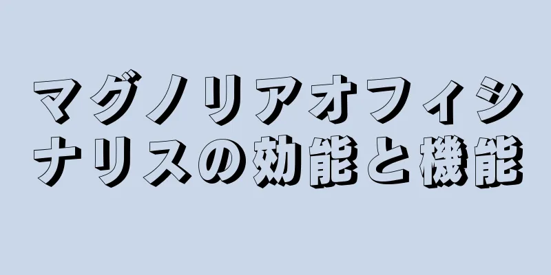マグノリアオフィシナリスの効能と機能