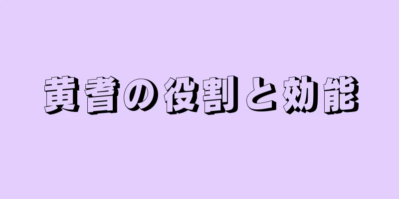黄耆の役割と効能