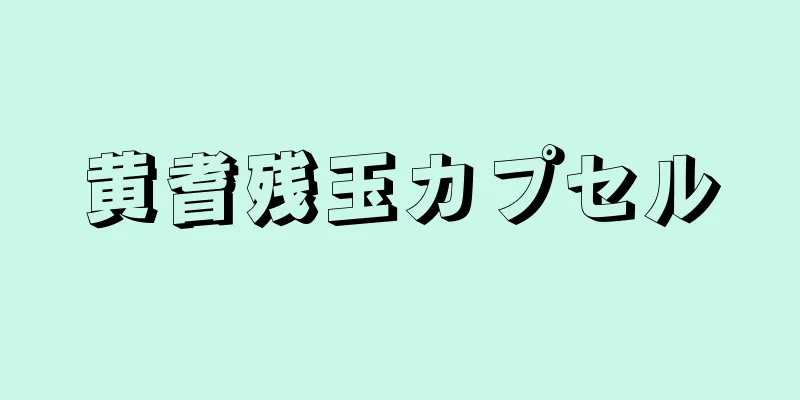 黄耆残玉カプセル